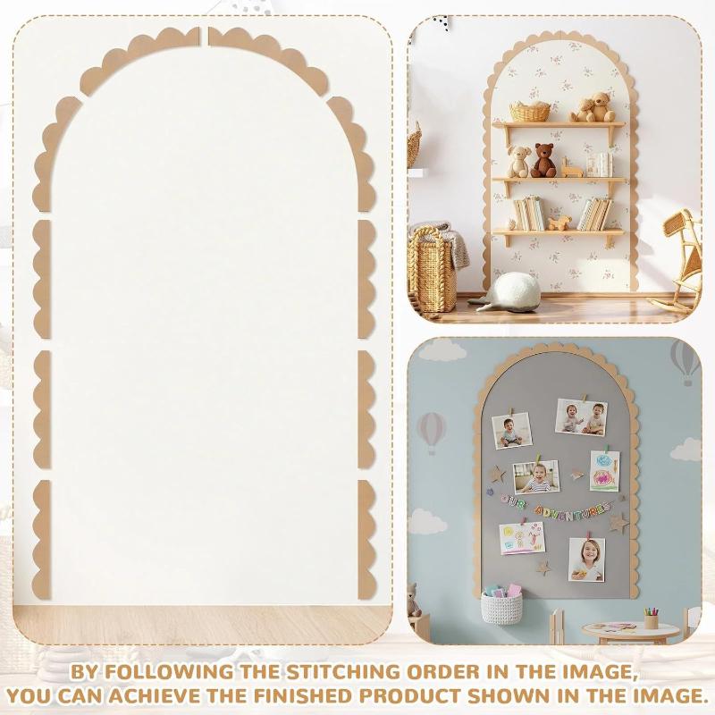 Baby Nursery Frames - 나무 벽 아치 장식 DIY 미완성