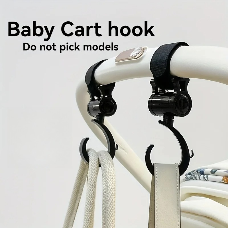 360 °   회전식 훅, 유모차 훅, 트롤리 훅, 다 - Baby Nursery Trolley 리뷰 및 가격